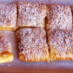 Hojaldre cremoso relleno de manzana